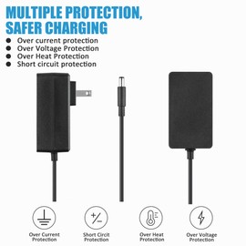 Jantoy 4ft Small AC DC Adapter for Rosewill RX-358 RX-358-S RX358 RX358S HDD External 3.5 Hard Drive Enclosure Switching Power Supply Cord Cable PS Charger Mains PSU