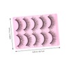 Healeved 10pairs Natural Look Faux Lashes with Rhinestones for Makeup