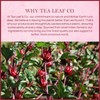 Tealeaf & Co. Hibiscus Tea with Hibiscus Flowers Extract -
