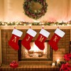 19 Inches Monogram Christmas Stockings with Letters, Large Super Soft