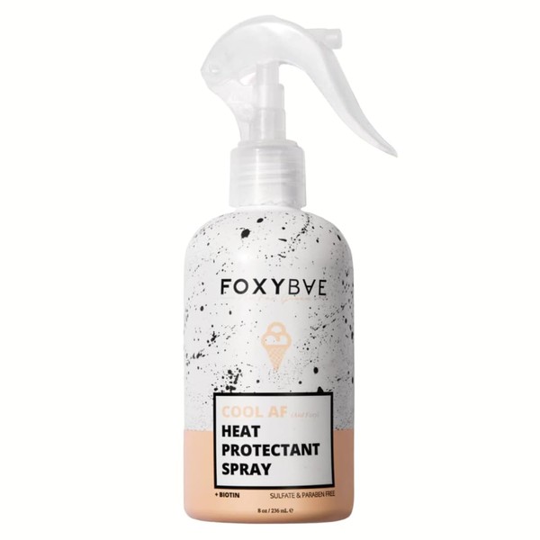 FoxyBae Heat Protectant Spray - Thermal Hair Styling Mist for