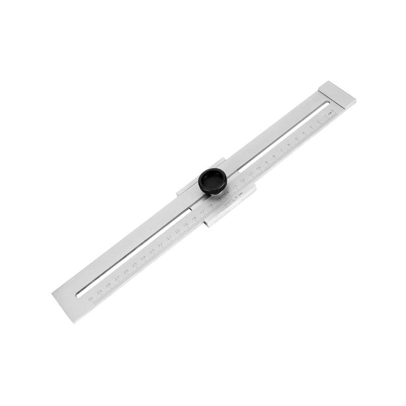 QWORK® Precision Marking Gauge Carbon Steel Parallel Scriber with Laser