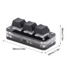 3 Key Mini Keypad Industrial USB Customized Blue Switch Programmable