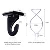 OALEN 20 Drop Ceiling Hooks for Classrooms & Offices, Black