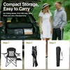 XGEAR 2-Pack Camping Chairs 350LBS Heavy Duty Folding Chair with