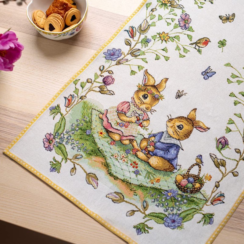 Villeroy & Boch Spring Fantasy Table Runner, Spring, Decorative Easter,