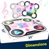 Kidzlane Light Up DJ Dance Mat for Kids - Bluetooth