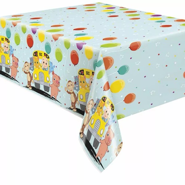 Unique Cocomelon 1 ct Tablecover 54 x 84 Plastic