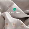 REDASW 100% Pure Linen Sheets Queen Sheet Set 4 pcs