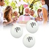 6 Pcs Balloons 36in MR MRS Letters Printed White Giant
