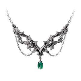 Alchemy Gothic Churchyard Women's Necklace Silver Gothic, Pewter