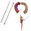 Oiloda 2 Pcs Twirling Baton 26-Inches Marching Band Baton Spinning