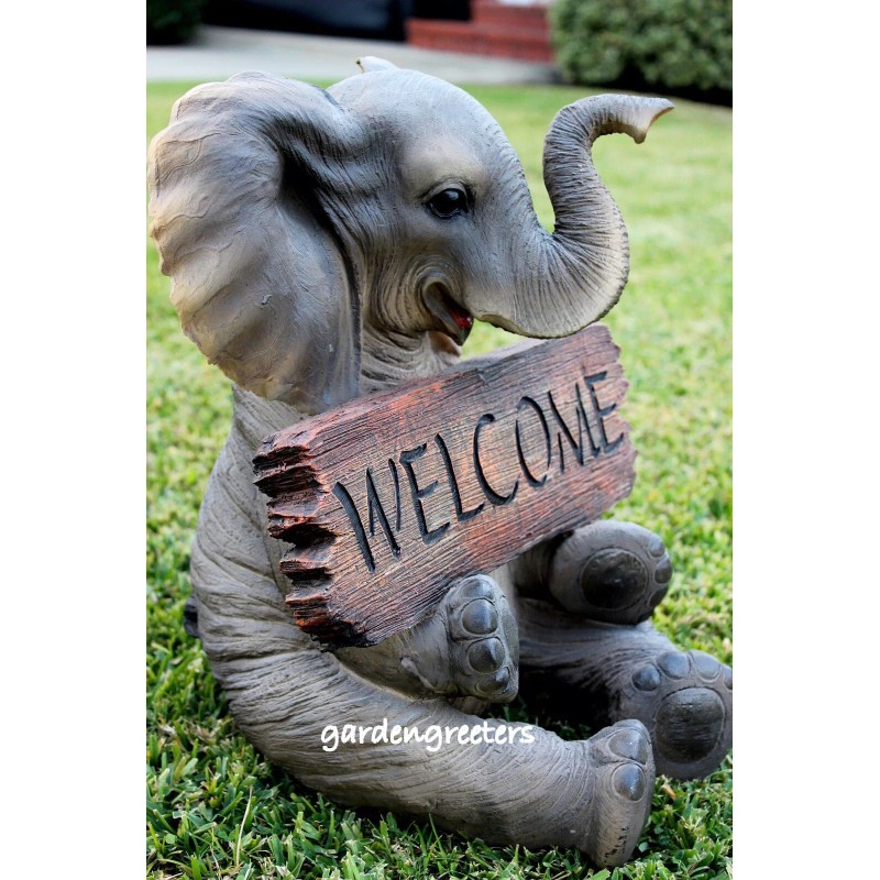 gardengreeters Large Elephant Statue Elephant Welcome Statue Elephant Figurine