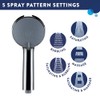 Presion Pressure Boost Range Five Function Hand Shower 100mm diam