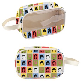 PXTIDY Belcher Clear Toiletry Bag TV Show Fans Gift Family Character Cosmetic Organizer Bag Belcher Merchandise
