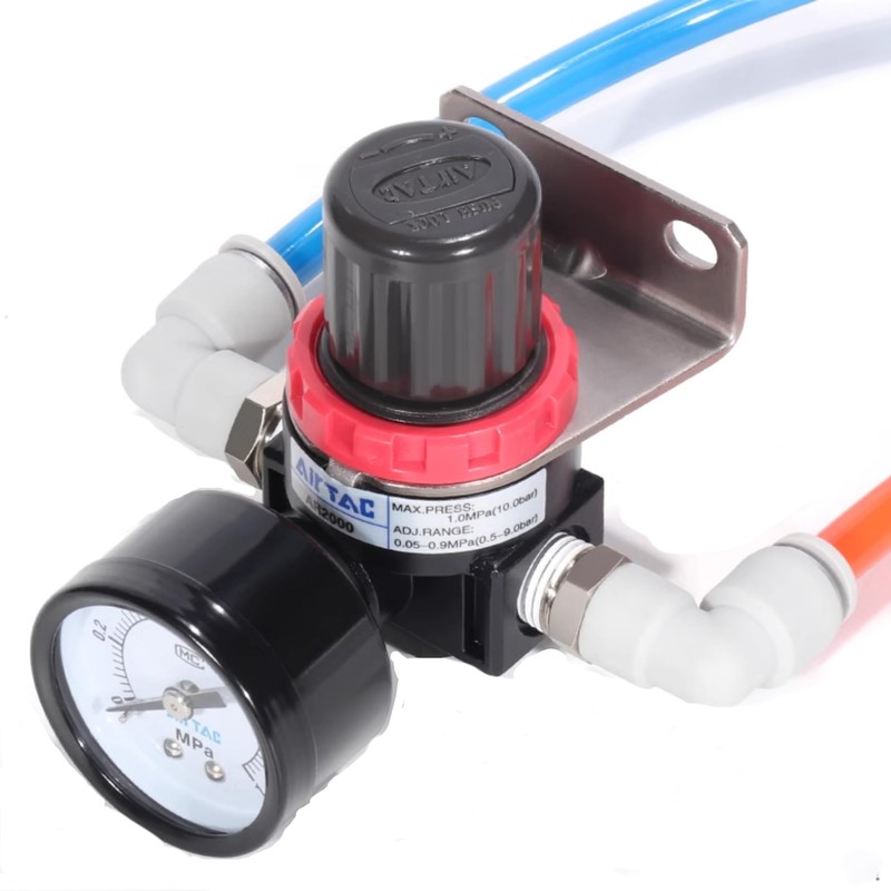 Air Compressor Pressure Regulator Airtac AR2000 1/4'' PT with Bracket