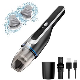 autozen Handheld Vacuum Cordless, Car Vacuum with Brushless Motor 15000PA Suction, 1.2lbs Ultra-Lightweight, 2H Fast Charge, LED Light&Screen Display, Portable Mini Vacuum for Car Home Cleaning