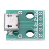10Pcs USB to DIP Board, 5 Pin USB Micro Breakout