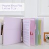 SKYDUE 3 Ring Binder with Clipboard 1 Inch, 13.2" ×
