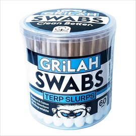 GRiLAH Terp Slurp Swabs | Eco-Friendly Cotton Buds | Bamboo & Cotton | 60 pcs