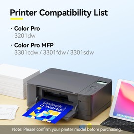 218A Toner Cartridges 4 Pack with Chip - 3301fdw Compatible for HP 218X 218A Replacement for HP Color Laserjet Pro MFP 3301fdw 3301sdw 3201dw 3301cdw Printer Ink Set W2180A (Black Yellow Magenta Cyan)