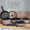 Country Kitchen Cookware Set with Removable Handle, Oven & RV
