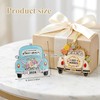2 Pcs Just Married Car Pendant, Mr & Mrs Wedding