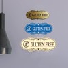 Designer Gluten Free Sign (Black) - Medium