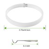 3 Pack Rubber Gaskets Replacement，BEBEEPOO Rubber Gaskets 3.94 inch Sealing
