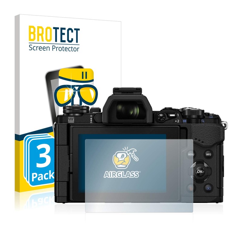 BROTECT Protective Glass for Olympus OM-D E-M5 Mark II (Pack