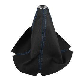 A ABSOPRO Car Gear Knob Gear Knob Dust Cover Black with Blue Line