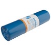 DEISS Premium Plus Rubbish Bags 70 L Blue, Tear-Resistant, Blue