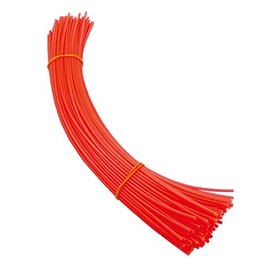 YEUPYL 150 Pieces Precut Round Replacement Line .095 Inches by 12 Inches Length Grass String Trimmer Line, Orange