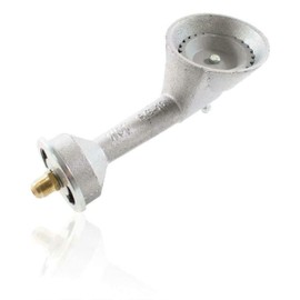 Gas ONE Propane High Pressure Cast-Iron Round Burner Head with Brass Fitting Orifice