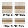 Pack of 400 wooden ice cream sticks, wooden sticks, wooden