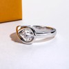AimiIee Moissanite Engagement Ring 1CT D Color VVS1 Clarity 925