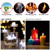 AGPtEK Timer Tea Lights,24 Pack Flameless Timer LED Candles Battery-Operated