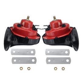 WANGCL 2Pcs Dual Tone Car Horn, Super Loud Train Horn Air Horns 12V Waterproof Double Horn Raging Sound Electric Snail Horn For Car Motorcycle Bikes Truck And Boats
