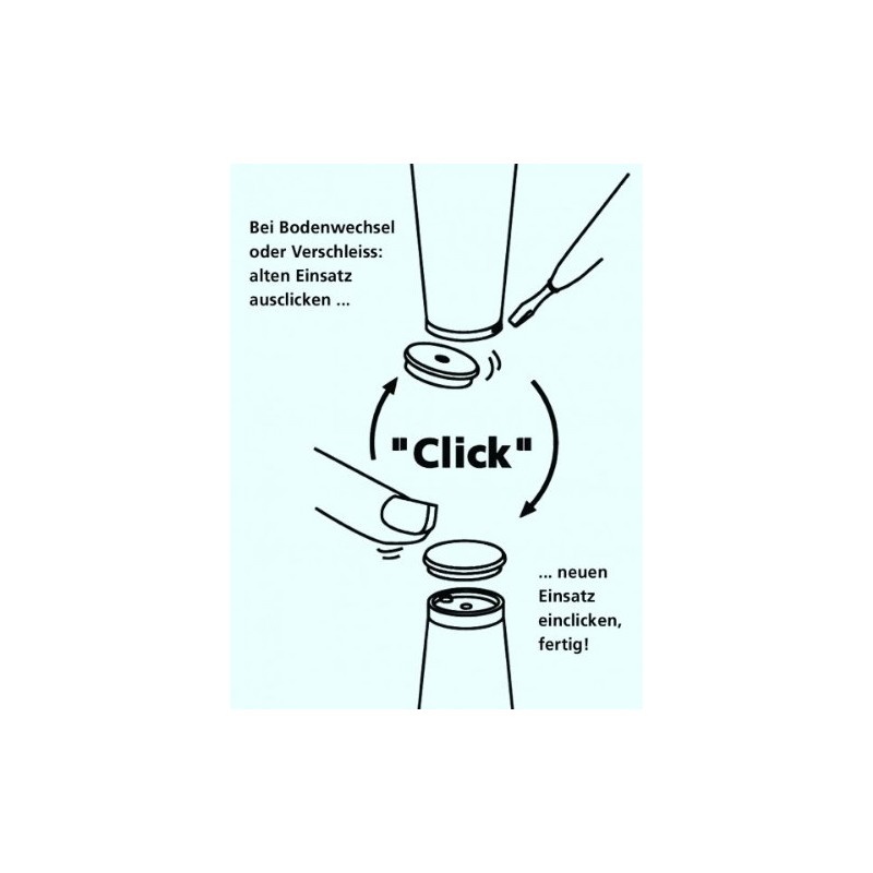 20x QuickClick devices 'Natural Glider' Ø 25 mm