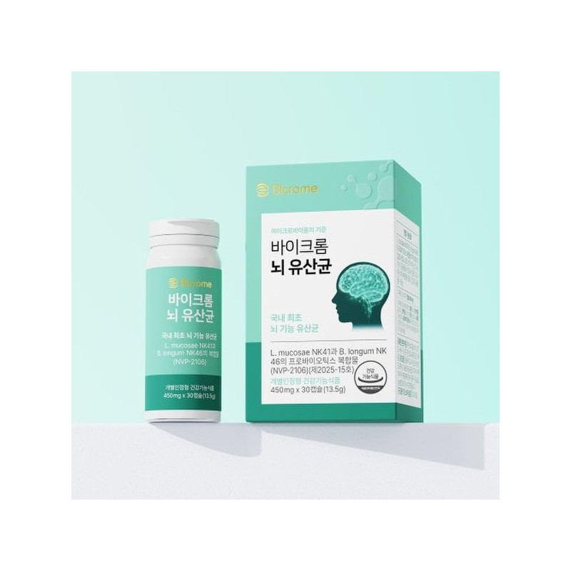 유산균 NK4146 바이크롬 뇌 유산균 NVP-2106 케어세트 1개월(30정) Probiotics NK4146