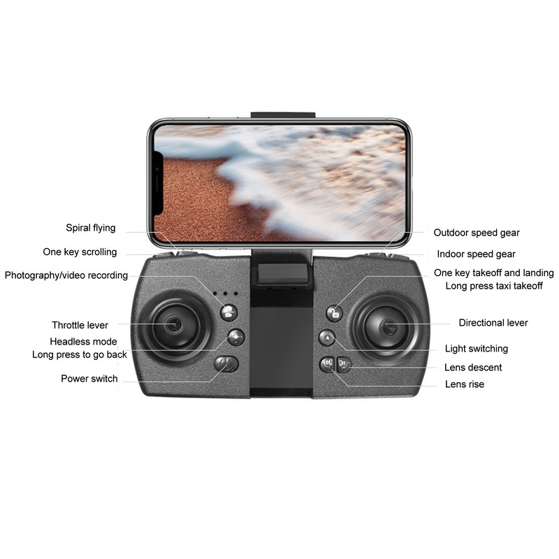 RC Quadcopter ESC Dual Lens Stunt Flying Auto Hover 3