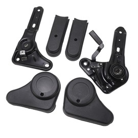 Xiuganpo Auto Seat Recliner Handle, Steel Back Hinge 0-150 Degree Adjustable Right Side Toothed Plate for Trailer Truck, Heavy Duty Cold Rolled Steel Seat Angle Adjuster