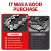 HUHAO 10 Inch Chainsaw Chain 3/8"LP Pitch,40 Drive Links,Replacement Guide