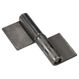Gedotec Hinges for Welding, Pack of 10, Weld-On Tape for Metal Doors, Weld-On Hinge Height 50 mm, DIN Right, Heavy Duty Hinge for Garden Gates and Machines, Gate Hinge for Steel Gates