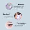 Professional Heated Eyelash Curler 3 Gears Temperature Adjustable Rechargeable Electric