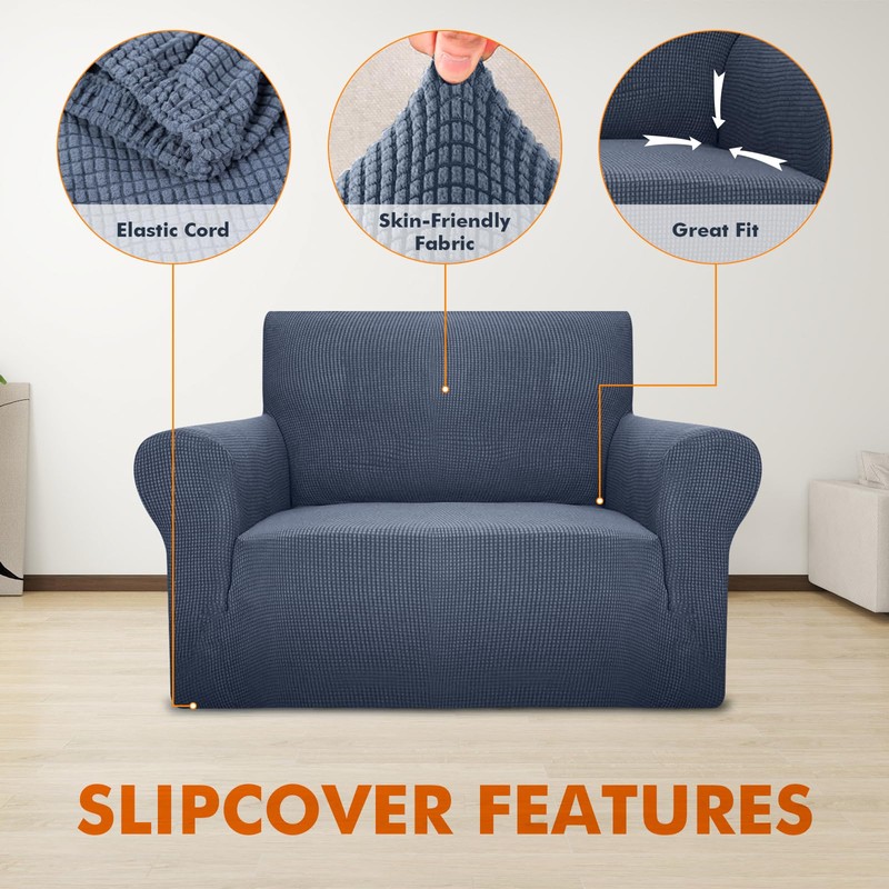 GRIFEMA GH1001-1 Sofa Covers 1 Seater High Stretch Pessimistic Couch
