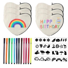 Idota Fabric Pencil Case, 10 pieces., Blank