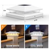 VOLISUN Solar Fence - Post Lights, Solar Post Cap Light