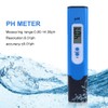SagaSave 1Pcs pH Meter, 0.00-14.00 pH High Precision pH Pen,