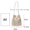 MEGAUK Women's Summer Beach Bag Bucket Bag Shoulder Bag Handbag